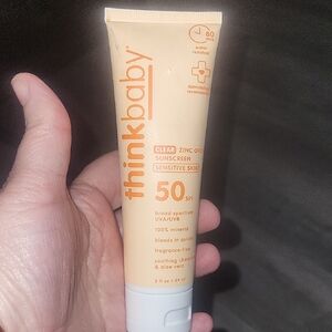 Clear Zinc Oxide Sunscreen SPF 50 - Orange